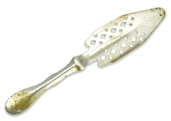 Antique Absinthe Spoon, Les Losanges (Diamonds) #19 - Maison Absinthe