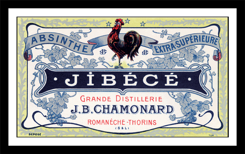 Jibece Absinthe Distillery Label Print