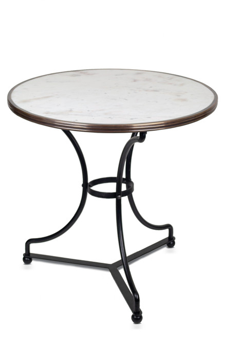 フランス アンティーク Cast Iron Round Bistro Table French Country Round Bistro Table | Antique Farmhouse