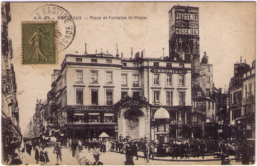 Bordeaux - Absinthe Oxygenee Cusenier Postcard