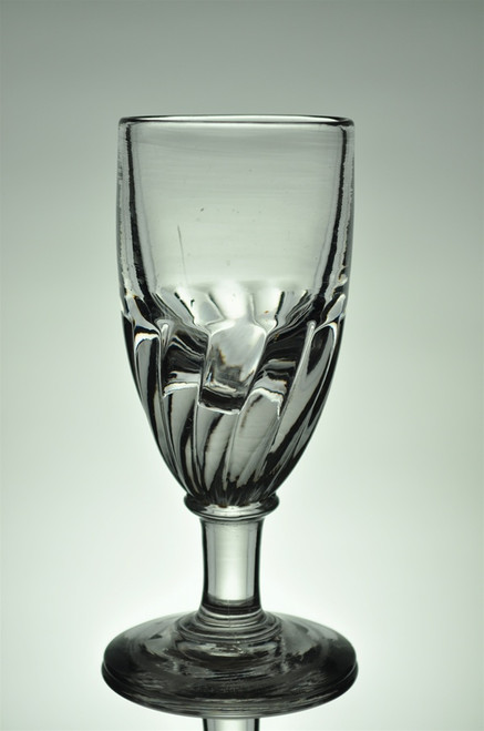 Rare Small Antique Torsade Absinthe Glass