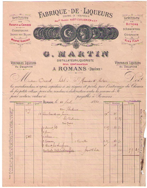 G. Martin Invoice