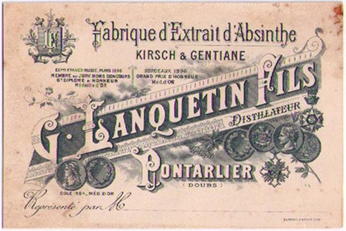 Distillerie G Lanquetin Fils Business Card
