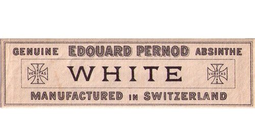 Antique Edouard Pernod Absinthe Bottle Label