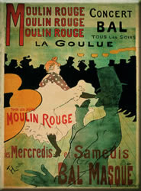 Moulin Rouge  (Bal La Goule) Magnet