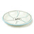 B-Stock - Porcelain Absinthe Coaster/Saucer, 1f50, Lt Blue/Silver, with Lines
