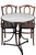 French Bistro Table 28", White Marble