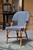 Saint Tropez French Bistro Rattan Chair - Interweaved - Navy Blue/White
