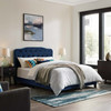 Modway Amelia Queen Performance Velvet Bed MOD-5864-NAV Navy