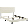 Modway Amira Queen Performance Velvet Bed MOD-5867-IVO Ivory