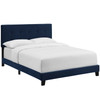 Modway Amira Queen Performance Velvet Bed MOD-5867-MID Midnight Blue