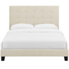 Modway Melanie Full Tufted Button Upholstered Fabric Platform Bed MOD-5878-BEI Beige