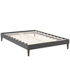Modway Tessie Full Fabric Bed Frame with Squared Tapered Legs MOD-5897-GRY Gray