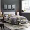 Modway Amira Full Upholstered Fabric Bed MOD-6000-WHI White