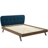 Modway Gianna Queen Upholstered Polyester Fabric Platform Bed MOD-6004-BLU Blue