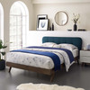 Modway Gianna Queen Upholstered Polyester Fabric Platform Bed MOD-6004-BLU Blue