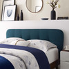 Modway Gianna Queen Upholstered Polyester Fabric Platform Bed MOD-6004-BLU Blue