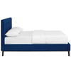 Modway McKenzie Queen Biscuit Tufted Performance Velvet Platform Bed MOD-6006-NAV Navy