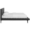 Modway Julia Queen Biscuit Tufted Upholstered Fabric Platform Bed MOD-6007-GRY Gray
