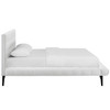 Modway Julia Queen Biscuit Tufted Performance Velvet Platform Bed MOD-6008-WHI White