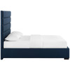 Modway Genevieve Queen Upholstered Fabric Platform Bed MOD-6049-BLU Blue