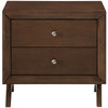 Modway Providence Nightstand or End Table MOD-6057-WAL Walnut