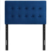 Modway Emily Twin Biscuit Tufted Performance Velvet Headboard MOD-6114-NAV Navy