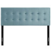 Modway Emily Full Biscuit Tufted Performance Velvet Headboard MOD-6115-LBU Light Blue