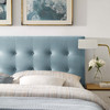 Modway Emily Full Biscuit Tufted Performance Velvet Headboard MOD-6115-LBU Light Blue