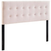 Modway Emily Full Biscuit Tufted Performance Velvet Headboard MOD-6115-PNK Pink