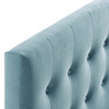 Modway Emily King Biscuit Tufted Performance Velvet Headboard MOD-6117-LBU Light Blue