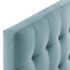 Modway Lily Biscuit Tufted Twin Performance Velvet Headboard MOD-6118-LBU Light Blue