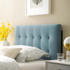 Modway Lily Biscuit Tufted Twin Performance Velvet Headboard MOD-6118-LBU Light Blue