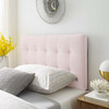 Modway Lily Biscuit Tufted Twin Performance Velvet Headboard MOD-6118-PNK Pink