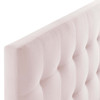 Modway Lily Biscuit Tufted Twin Performance Velvet Headboard MOD-6118-PNK Pink