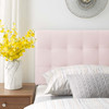 Modway Lily Biscuit Tufted Twin Performance Velvet Headboard MOD-6118-PNK Pink