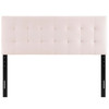 Modway Lily Biscuit Tufted Full Performance Velvet Headboard MOD-6119-PNK Pink