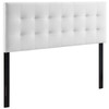 Modway Lily Biscuit Tufted Full Performance Velvet Headboard MOD-6119-WHI White