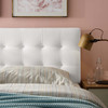 Modway Lily Biscuit Tufted Full Performance Velvet Headboard MOD-6119-WHI White