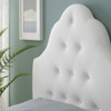 Modway Sovereign Twin Diamond Tufted Performance Velvet Headboard MOD-6122-WHI White