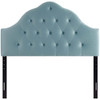 Modway Sovereign Full Diamond Tufted Performance Velvet Headboard MOD-6123-LBU Light Blue