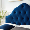 Modway Sovereign Queen Diamond Tufted Performance Velvet Headboard MOD-6124-NAV Navy