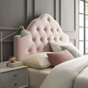 Modway Sovereign King Diamond Tufted Performance Velvet Headboard MOD-6125-PNK Pink