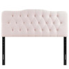 Modway Annabel King Diamond Tufted Performance Velvet Headboard MOD-6127-PNK Pink