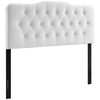 Modway Annabel King Diamond Tufted Performance Velvet Headboard MOD-6127-WHI White