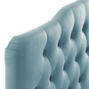 Modway Annabel Queen Diamond Tufted Performance Velvet Headboard MOD-6129-LBU Light Blue