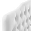 Modway Annabel Queen Diamond Tufted Performance Velvet Headboard MOD-6129-WHI White