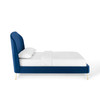 Modway Mira Upholstered Performance Velvet Queen Platform Bed MOD-6131-NAV Navy