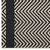 Modway Optica Chevron With End Borders 8x10 Indoor and Outdoor Area Rug R-1141C-810