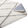 Modway Toryn Diamond Lattice 5x8 Shag Area Rug R-1144C-58